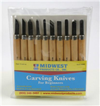 Midwest 3803 Carving Knives 10 pc. Set