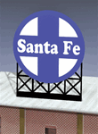 Micro Structures 880551 Santa Fe Animated Neon Billboard Large for HO/O