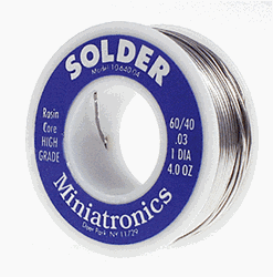 Miniatronics 10-640-04 60/40 Rosin Core Solder 4oz