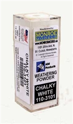 Monroe Models 3101 Weathering Powder 1oz Chalky White