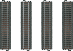 Marklin 20172 HO 3-Rail C Track My World Straight Sections Pkg 4 6-3/4" 