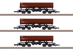 Marklin 82436 Z Type Fas 126 Dump Car 3-Pack Exclusiv German Railroad DB AG