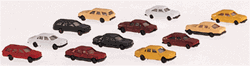 Marklin 8904 Z Automobile set 3 Each Mercedes Benz 500 SE Opel Rekord Caravan BMW 735i and VW Passat