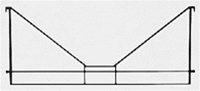 Marklin 8925 Z Catenary Cross Span 2-7/8"