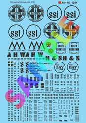 Microscale 601294 N SSI Leasing Railroad Rolling Stock Circa 1970+