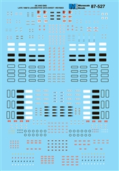 Microscale 87527 HO Diesel Loco Data Sheets GE & EMD Data & Builders Plates Late 1980s