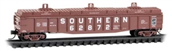 Micro-Trains 105 00 036 N 50' 15-Panel Fixed-End Gondola w/Cover Southern Railway #62872