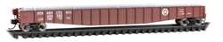 Micro-Trains 107 00 091 N 65' Mill Gondola with Drop Ends & H-Beam Load Pennsylvania Railroad #439752