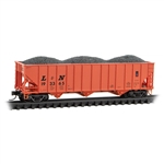 Micro Trains 108 00 471 N 100-Ton 3-Bay Ribside Open Hopper w/Coal Load Louisville & Nashville #193365