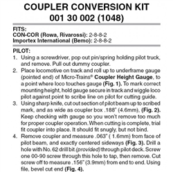 Micro Trains 001 30 002 Locomotive Coupler Conversion Kits MRC 2-8-8-2s