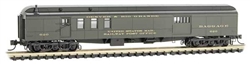 Micro Trains 148 00 390 N 70' Heavyweight Baggage Mail Denver & Rio Grande Western 620