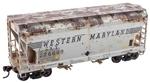 Micro-Trains 022 00 004 HO ACF 2-Bay Covered Hopper Kit CSX #226699 Weathered