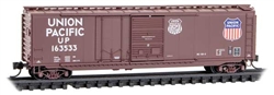 Micro-Trains 033 00 210 N 50' Combination Plug and Sliding Door Boxcar Union Pacific #163533