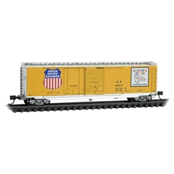 Micro-Trains N 50' Combination Plug and Sliding Door Boxcar Union Pacific #165231