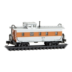 Micro Trains 051 00 221 N 34' Wood-Sheathed Caboose with Straight Cupola Western Pacific #601