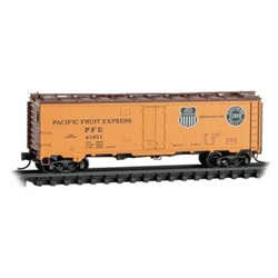 Micro-Trains N 40' Steel Ice Reefer Pacific Fruit Express #41611