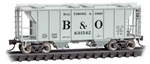 Micro Trains 095 00 042 N PS-2 2-Bay Covered Hopper Baltimore & Ohio #631542