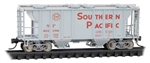 Micro Trains 095 00 072 N PS-2 2-Bay Covered Hopper Southern Pacific #401296