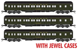 Micro-Trains 983 02 251 N Pullman Heavyweight 12-1 Sleeper 3-Pack Jewel Case Pullman Union Pacific Bradshaw Pocatello Weverton