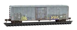 Micro-Trains 983 05 073 N 50' Rib-Side Plug-Door Boxcar No Roofwalk 2-Pack cIT Leasing CEFX #501357, 501348