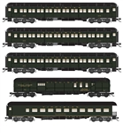 Micro-Trains 993 00 196 N Heavyweight Passenger 5-Car Set w/Foam Nest Virginian