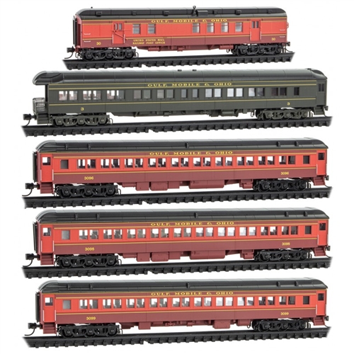 Micro-Trains buy N-Scale Burgundy Pullman Passenger Cars