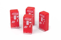 Classic Metal Works 20254 HO 1950s Coca-Cola Machines pkg 4