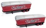 Classic Metal Works 51181 N Aerovan Trailer Old German Beer 2 pk