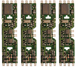 NCE 107 HO DA-SR DCC Control Decoder 4-Pack 1.3 Amp Silent Running For Kato Drive & Athearn Genesis