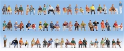 Noch 18402 HO Sitting People Mega Set of 60