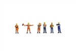 Noch 36284 N Railway Switchmen in Safety Vests and Hardhats pkg (6)