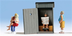 Noch 36560 N Figures & Outhouse Pkg 6