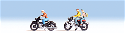 Noch 36905 N Motorcyclists/Motorbikers 3 People & 2 Bikes Set #2