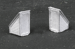 N Scale Architect 20094 N Rooftop Stairway Access Door Making A Scene Unpainted Metal Castings Pkg 2