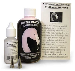 Northeastern Scale Lumber FLAMGK Flamingo Glue Kit w/Applicator Bottle 4oz