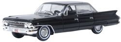 Oxford 87CSD61004 HO 1961 Cadillac Sedan de Ville Assembled Ebony