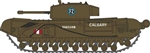 Oxford NCHT002 N 1942 Churchill Mk.III Tank 1st Canadian Tank Brigade Dieppe Green