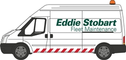 Oxford NFT021 N Ford Transit Van w/ Long Wheelbase and High Roof Eddie Stobart