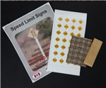 Osborn Model Kits 3052 N Speed Limit Signs 5 Set Kit