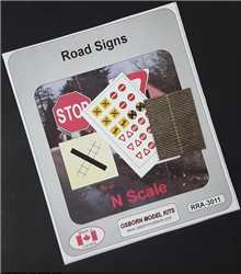 Osborn Model Kits 3011 N Road Signs Kit