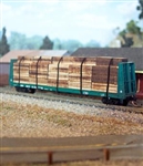 Osborn Model Kits 3070 N Flat Car Lumber Load Kit