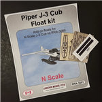 Osborn Model Kits 3091 N Piper Cub Float Kit Kit