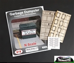 Osborn Model Kits 3132 N Garbage Dumpster Kit