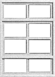 Pikestuff 2104 HO Windows Eight-Pane