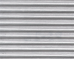 Plastruct 91520 1-32 Patterned Sheets Siding Corrugated 0.02 x 7 x 11" Pkg 2 .125" Spacing