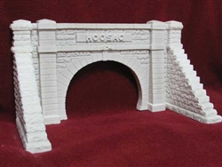 Pre-Size 156 HO Hoosac Tunnel West Portal w/ Wing Walls Unpainted