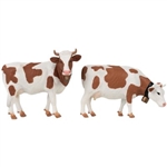 Pola 331555 G Red Colored Cows