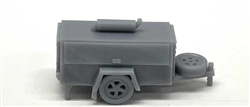 Phoenix Precision Models 31025 HO Compressor Trailer 3D Printed Kit Unpainted