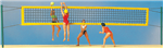 Preiser 10528 HO Recreation & Sports Beach Volleyball Players Pkg 11