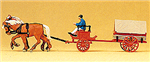 Preiser 30429 HO Emergency Horse-Drawn Fire Equipment Coal Tender